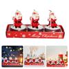3Pcs Christmas Tealight Candle for Christmas Home Decoration Handmade Delicate Santas Christmas Hat Candle Gifts