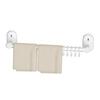 Bathroom Towel Holder with Hooks Strong Load-bearing Simple Installation Suction Cup Towel Bar Hanger Wall Hook