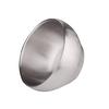 IMEEA Ris skålar, Ramen skålar, Udon skålar, Rostfritt stål, Tål diskmaskin, Värmetålig, Dubbelväggig, 15,2 cm, Set om 2, Silver