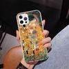 Kiss by Gustav Klimt Desig Phnoe Case for Iphone 17 Air 16 11 12 13 Mini 14 Plus 15 Pro Max 7 8E SE 2020 16ProMax Phone Cover Co