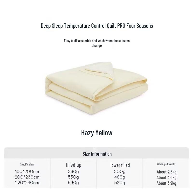LISM All-Season Dual-Layer Temperature Control Duvet