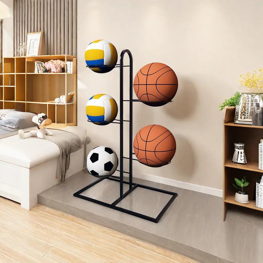 Indoor Basketball Storage Rack Put Ball Football Storage Basket Placed Rack Kindergarten Volleyball Stand Holder Space