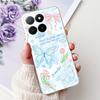 Phone Case For Honor X5b Plus X6b X7b X8b X9b 5G Elegant Flower Cat Painted Soft Silicone TPU Cases