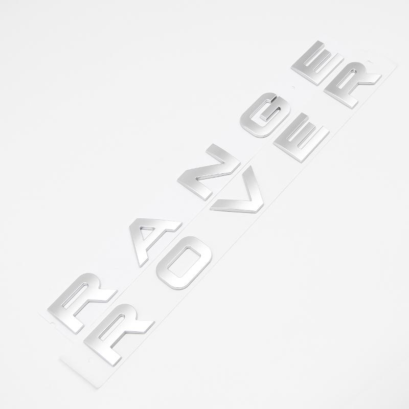 Premium 3D ABS Range Rover Letters Car Front Hood Bonnet Emblem Badge For Land Rover Discovery Sport Evoque Defender Accessories NG8