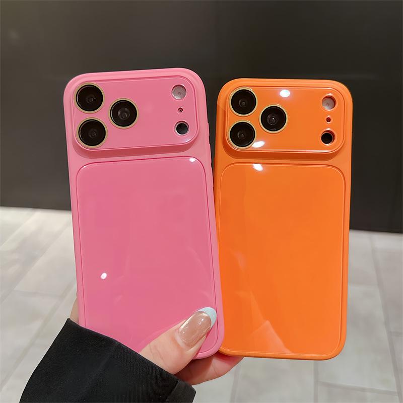 Fashionable Liquid Glass Case with Lens Film for Apple 17 Pro Max