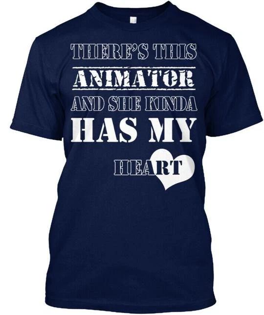 

Stylish Theres This Animator There s She Kinda T shirt Made in USA Size S to 5XL L