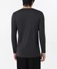 MUSINSA STANDARD [Heat Standard] Plus Men'S V-Neck T-Shirt_Innerwear [Dark Gray]