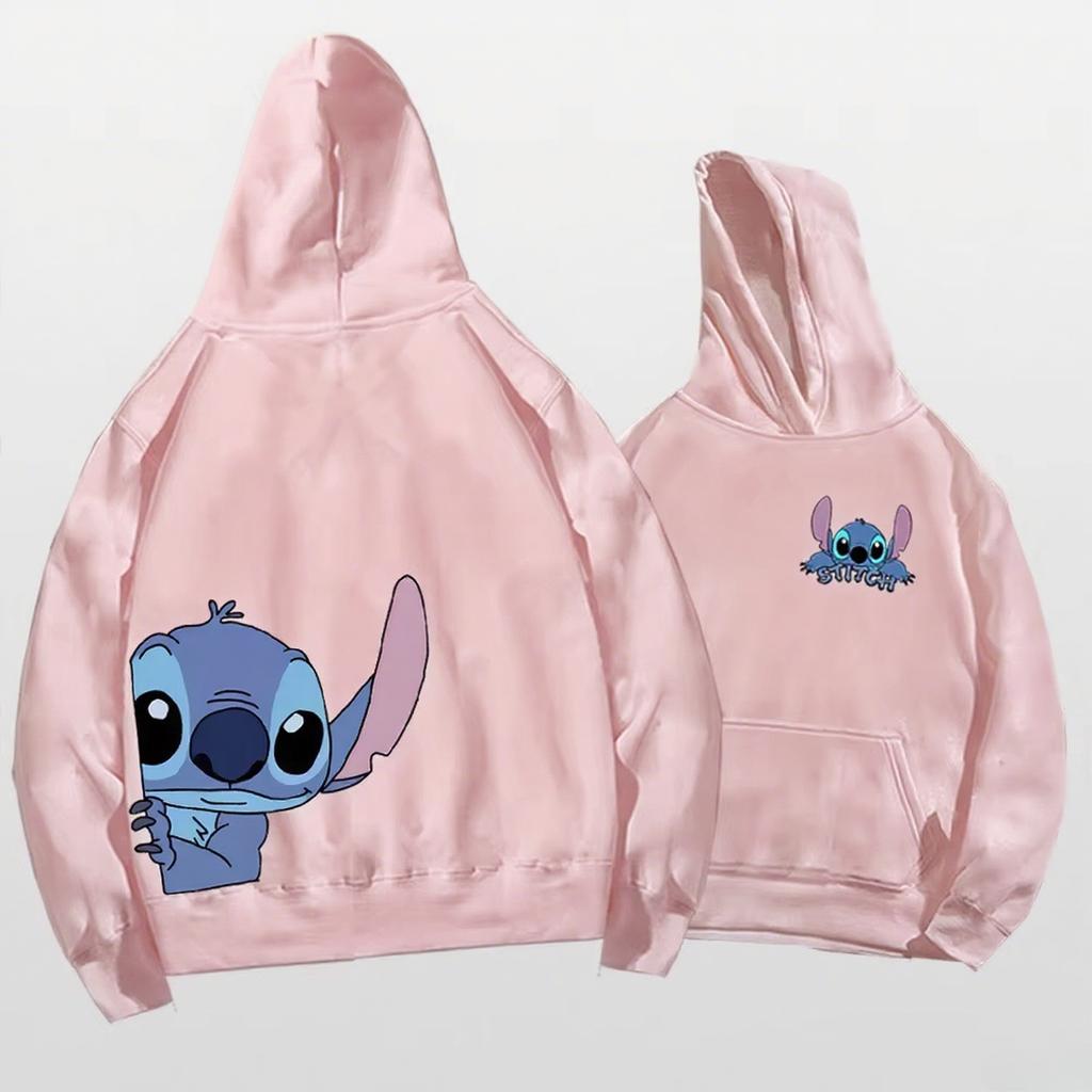 Disney Parent-child Clothing Anime Multi-color Optional Hoodie Unisex Couple Top Jacket Winter Clothing Women's Gothic Hoodie