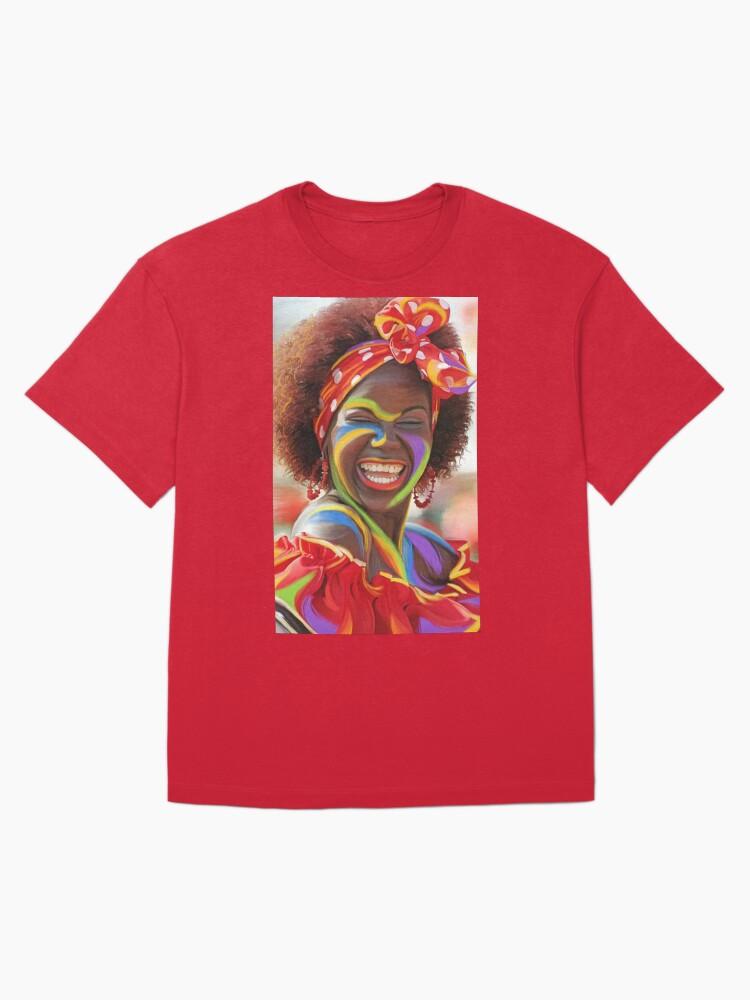 Celia Cruz Das Leben ist ein Karneval (Karneval von Barranquilla) - Negrita Puloy Impressionismus - Magischer Realismus Oversized T-Shirt