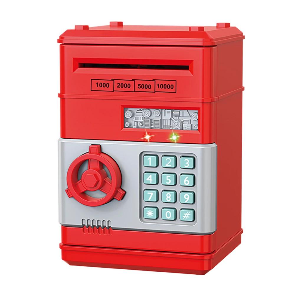 Creative Electronic Piggy Bank Password Safe Box Money Boxes Password Counter Code Key Lock Coin Bank ATM Machine Child Gift