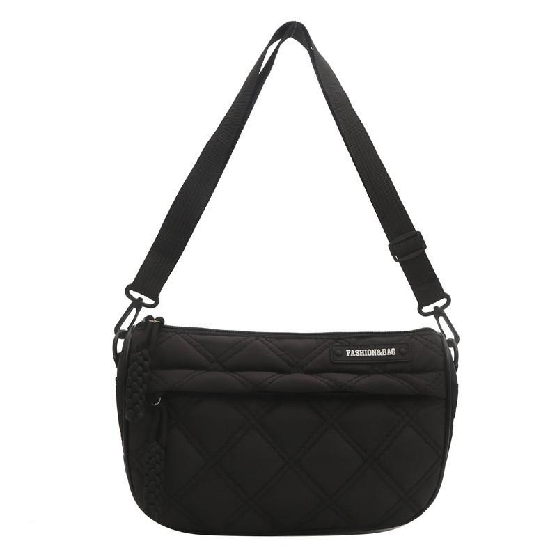 Vintage-inspired Fashionable Crossbody Bag With Oxford Cloth For Trendy Women