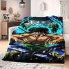Roronoa Zoro Print Blanket Warm Comfortable Flannel Blanket Suitable for Bedrooms,Sofas, Beds,Chairs,Travel 125