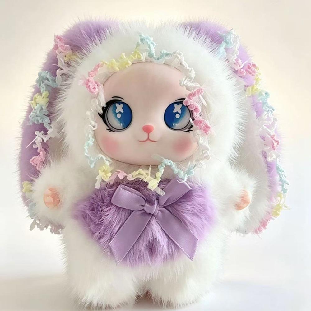 Soft Lori Rabbit Pendant Plush Bunny Plush Decoration Cute Vinyl Doll Keychain For Kids