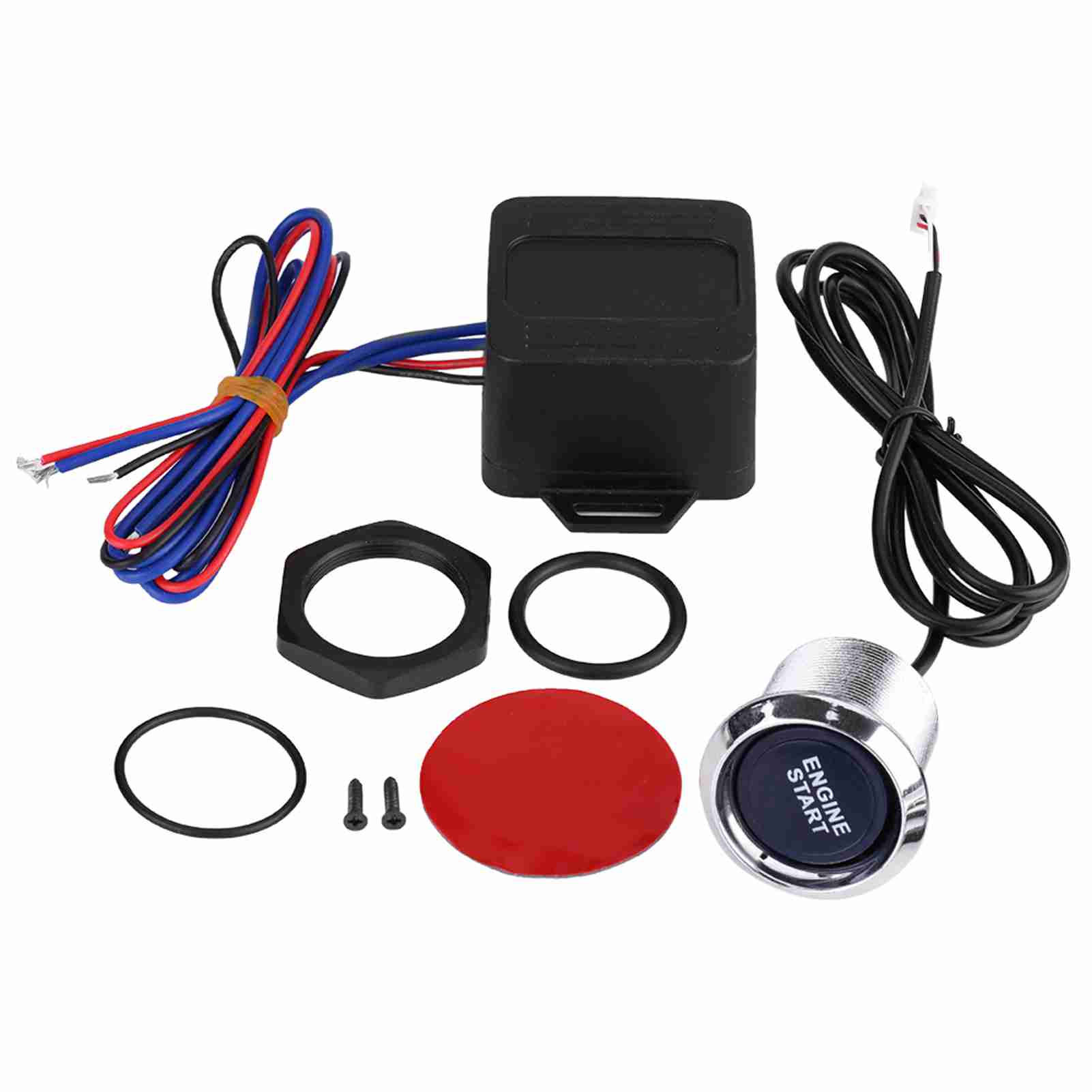 

Universal 12V Car Vehicle Engine Start Push Button Switch Ignition Starter Blue LED синий