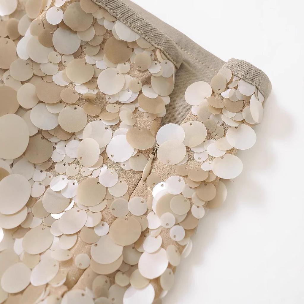 2025 Summer Women's Fashion: Classic Sequin Mini Skirt in European & American Styles