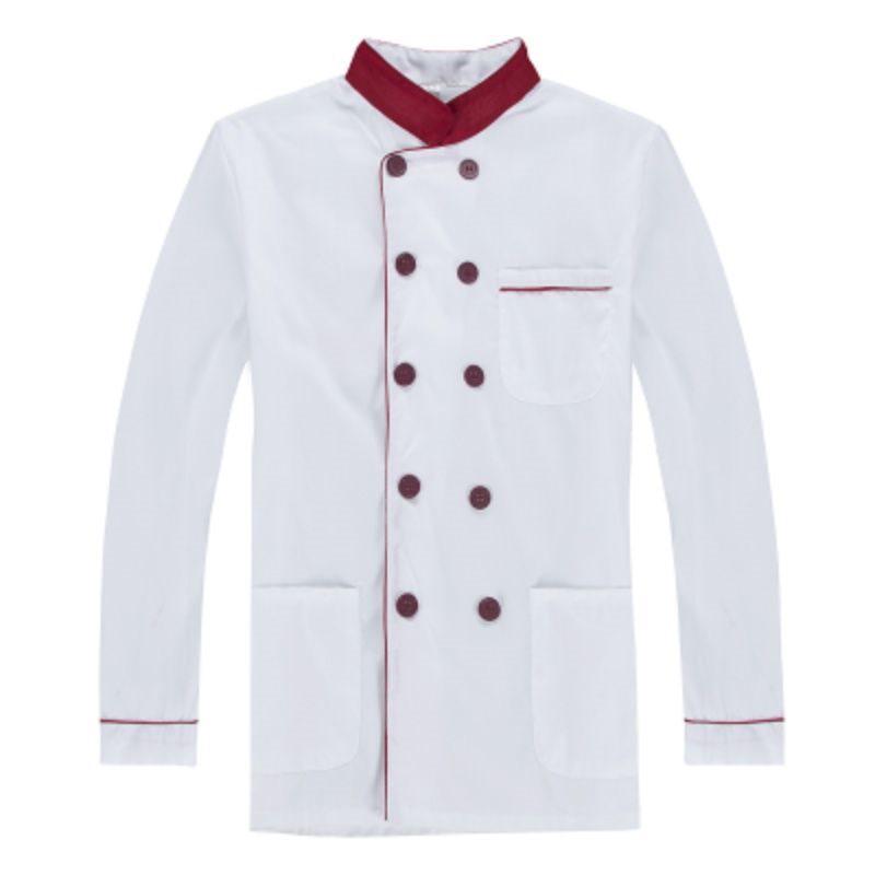 Unisex Kockarbetskläder Set: Lång- och kortärmad, Andningsbar, Idealisk för vår till sommar, Lämplig för hotell, restaurang och skolmatsal