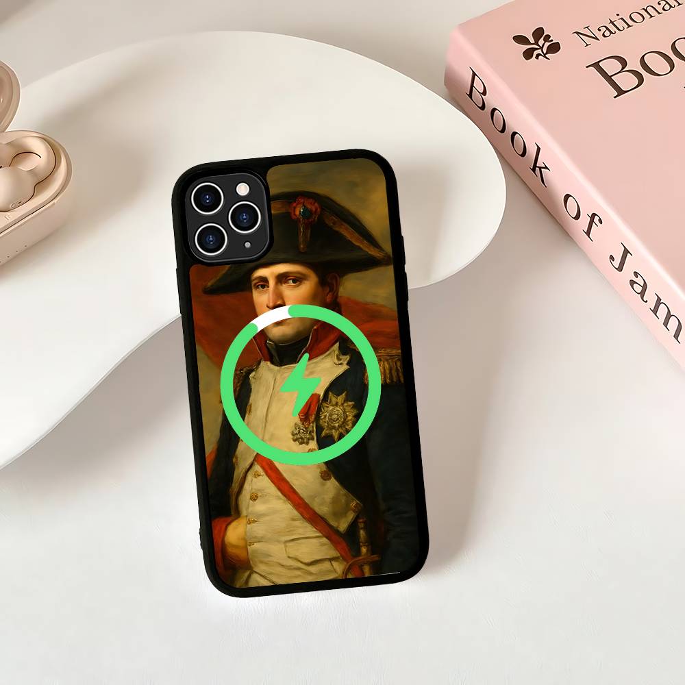 Napoleon Bonaparte For Magsafe Case For IPhone 17 16 Pro Max 15 14 Plus 13 12 11 Wireless Charging Phone Cover