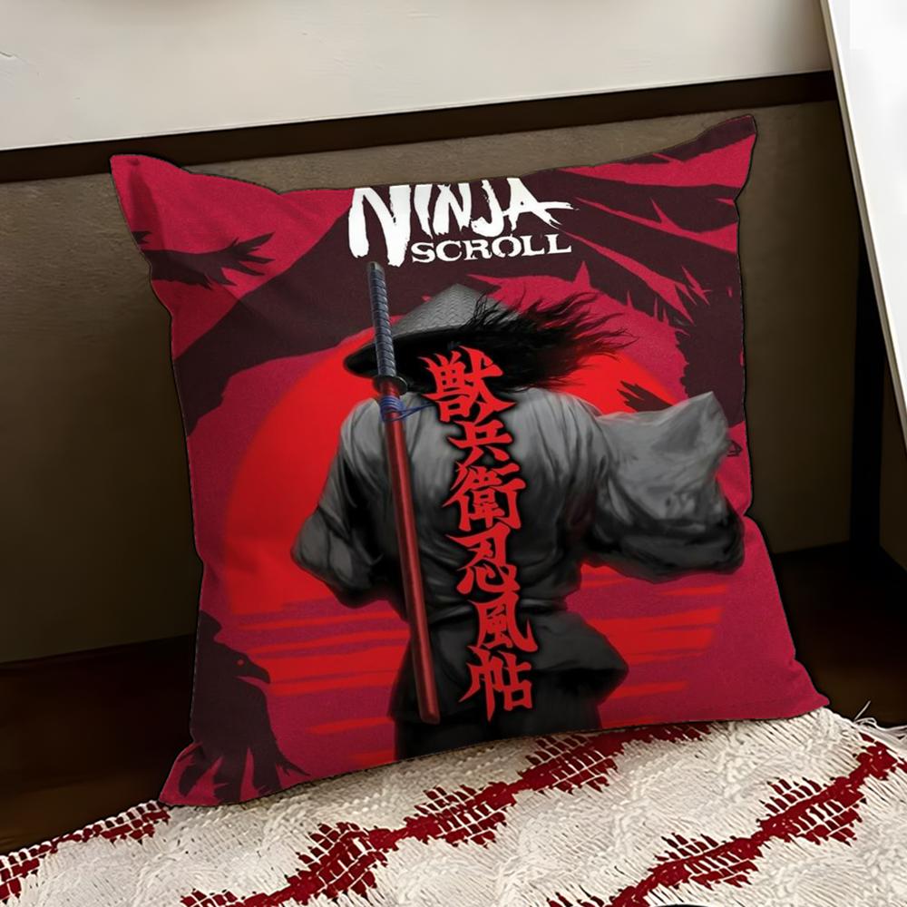 NNinja SScroll Game Cushion Cover Reversible Soft Durable Pillow Cover Home Car MultiScene Use for Daily Comfort