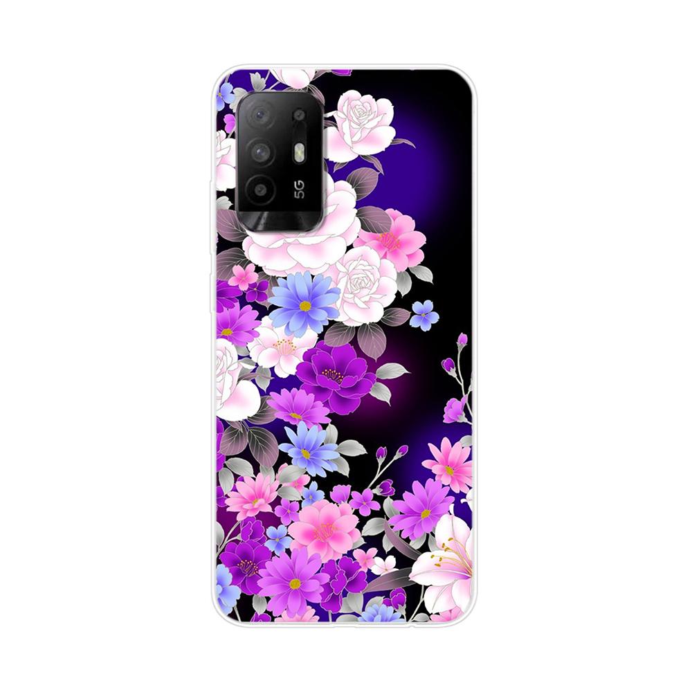 Hülle für Oppo Reno5 Z Hülle Blume Tier Hülle Silikonhülle für OPPO Reno 5Z Reno 5 Z 5G 6.43'' Hülle Bumper Handyhülle Coque