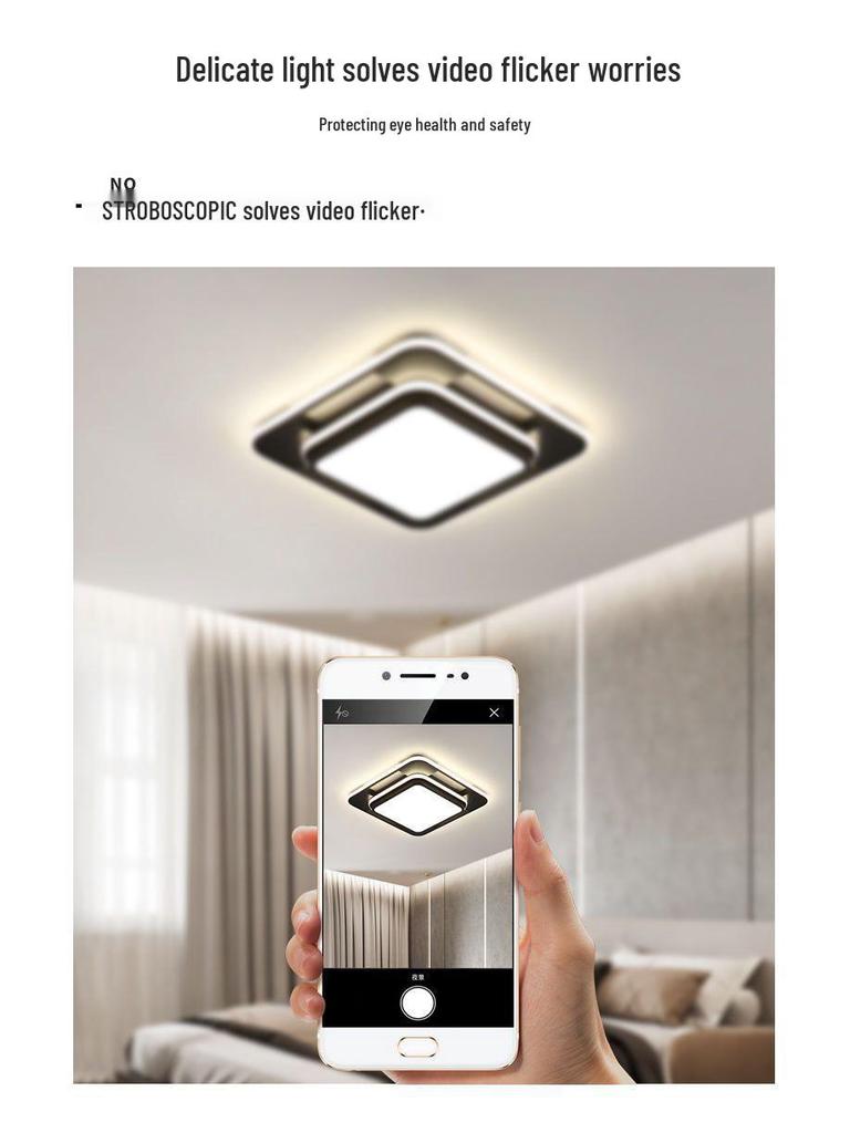 Modern Minimalist LED Rectangular Ceiling Light for Living Room, Hall, Bedroom, and Restaurant