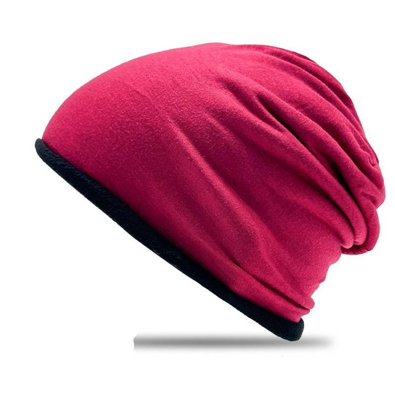 Hat Winter Headband Warm Ear Protecting Cycling Double Layer Caps Thickened
