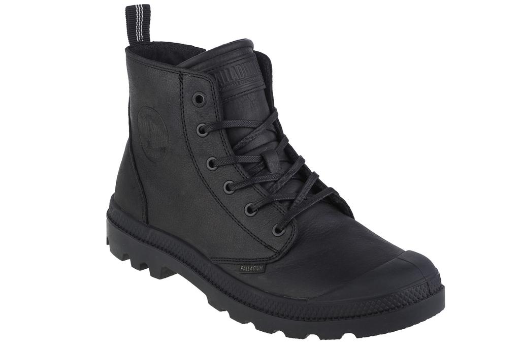 Palladium Pampa Zip Lth Ess, Unisex black Sneakers
