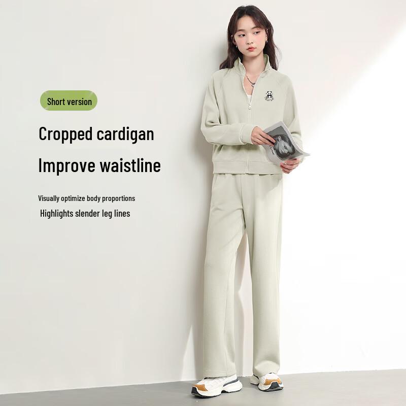 Baleno Women's S&K Stand Collar Cardigan Sweatshirt