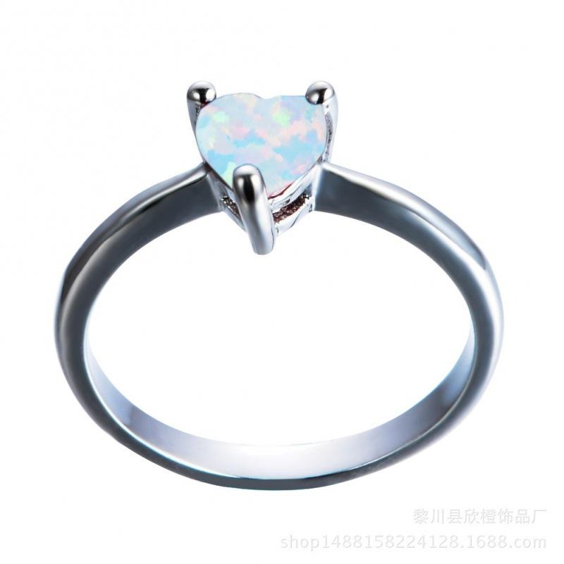 

Xin Orange Fashion Jewelry Accessories Heart Ring Ring no. 6 белый
