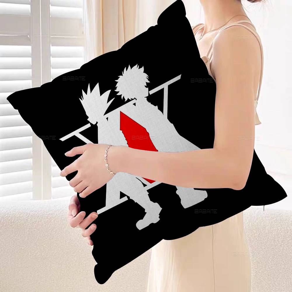 Anime Hunter X Hunter Personalized Pillow Cover Kids Bedroom Wild Party Decor Pillowcase kid Birthday shower Gift