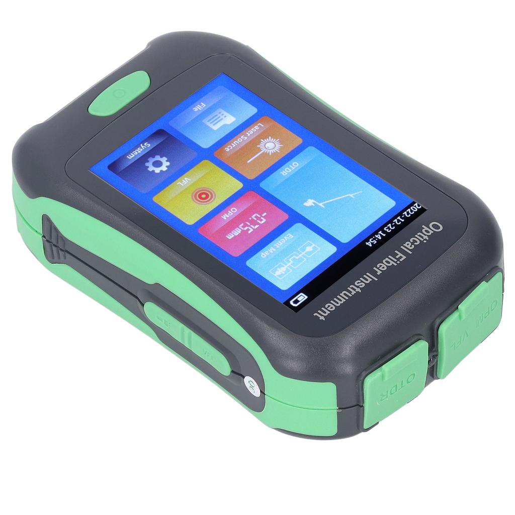 OTDR Fiber Optic Tester 1550nm 10mw 80km 20dB 3.5in Color Touch Screen Visual Fault Locator Optical