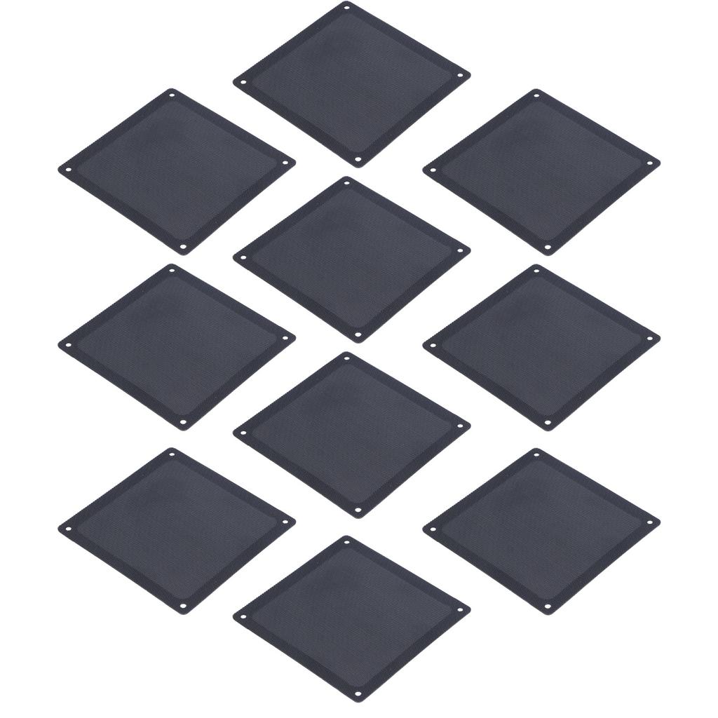 10PCS 14 X 14CM Computer Fan Filter Grill Superior Heat Dissipation PVC Mesh Magnetic Fan Dust Filter for PC Case Power