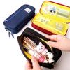 Double-Layered Pencil Case Large Capacity Pen Pouch Multiple Zipper Layers Pencil Box Student School Supplies
