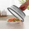 Folding Microwave Splatter Cover High Temperature Oil-Proof Micro Plate Cover Multifunctional Fridge Food Preservation Cover