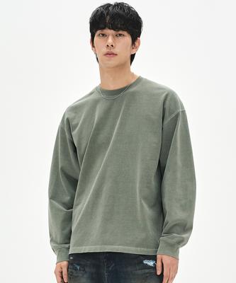 Sobeomeonteu 460G Cut Heavy Pigment Long Sleeve - Dutch Khaki -