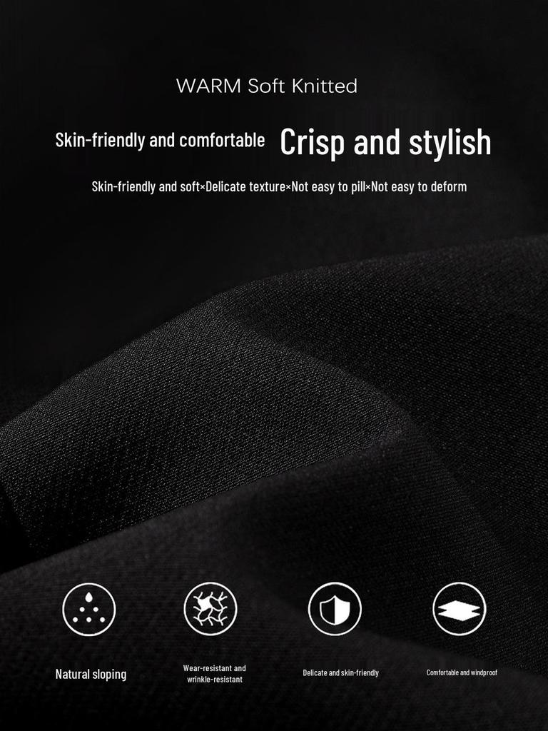 Women's Black Regular Fit Shoulder Suit Jacket - Autumn/Winter Loose Casual Korean Style with High-End Feel