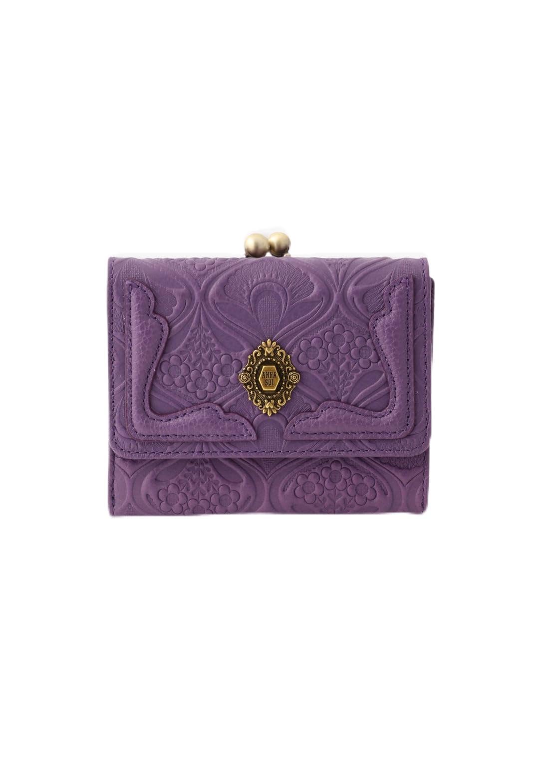 

ANNA SUI Nova clasp bifold wallet фіолетовий