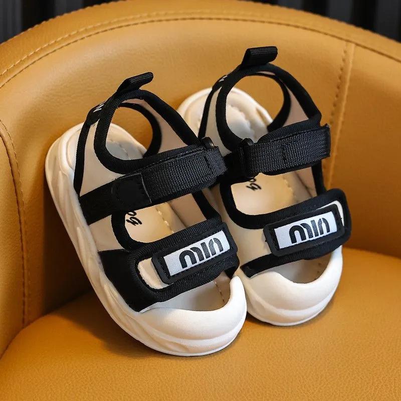 Letnie sandały dla niemowląt i małych dzieci, antypoślizgowa miękka podeszwa, buty dla niemowląt i małych dzieci, dziecięce buty sportowe plażowe