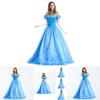 Elegant Cinderella Costume Dress For Women Perfect For Halloween Parties And Events