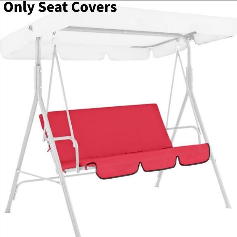 

Seater Replacement 3 Swing Seat Cover Waterproof Plain Chair Cushion Pads Tool