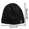 Hot Sale Unisex Casual Winter Hat SPORT Label Twisted Pattern Knitted Hat Winter Cozy Soft Beanie Hats