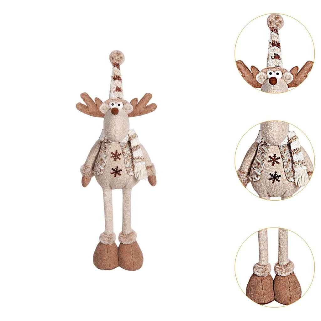 Christmas Tree Hanging Ornament Handmade Charm Hanging Doll Christmas Doll for Holiday Indoor Outdoor Home Office Party Tabletop