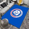 Blue Lion Emblem Carpet Design Suitable As a Non-slip Mat for the Living Room or Bedroom Sofa