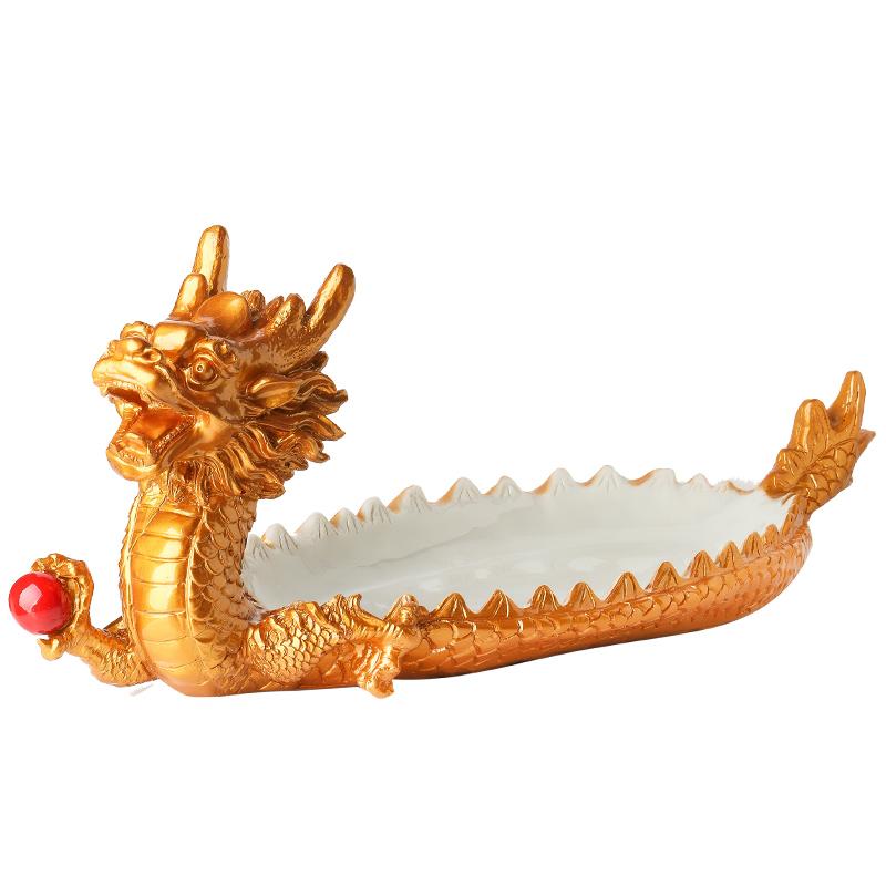 High end sashimi plate Buffet Japanese tableware Resin dry ice plate Seafood hot-pot restaurant artistic conception dish plate