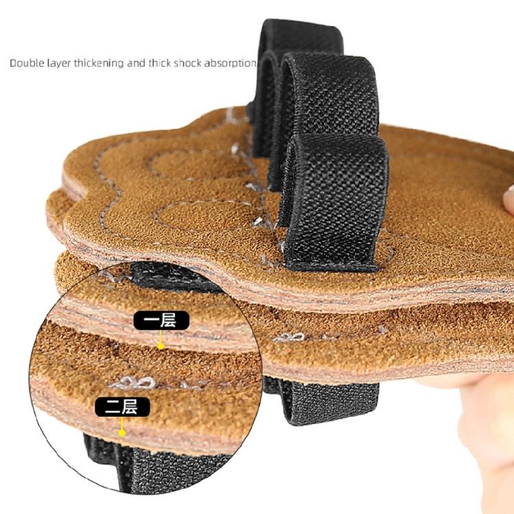 Hand Grip Pad Flexible Elastic Straps Fitness Hand Protector Four Finger Design Leather Layer For Gym Exercise Comfort