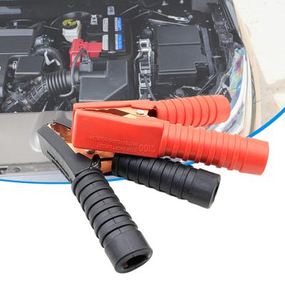 2Pcs Insulated Clip Heavy Duty Anti-corrosive Reliable 200A Car Battery Electric Lead Clip for Caravan