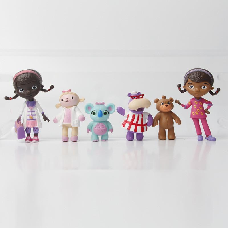 Figurină Jucărie Adorabilă Fetiță Doc Mcstuffins din PVC Perfectă Pentru Jocul de Rol al Copiilor