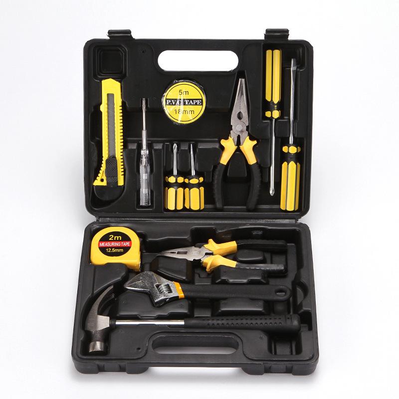 

13-Piece Multifunctional Tool Set for Car and Home with Needle-Nose Pliers (Model 8013-1)