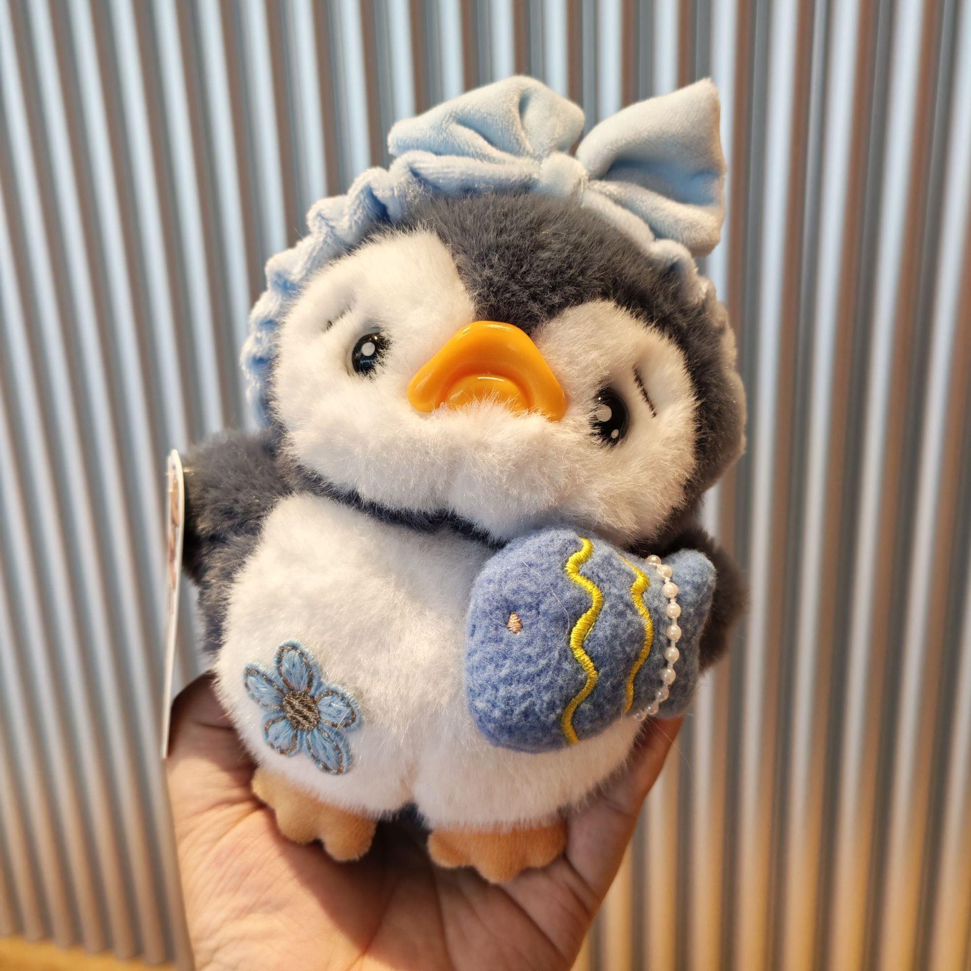 

Переодетая кукла маленького пингвина, кукла-компаньон для стола, плюшевая игрушка, милый пингвин, кукла-брелок, праздничный подарок, женский 15cm Pendant [Internet celebrity table with doll]