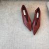 Fashion Summer new solid color pointed retro casual shallow mouth single shoe casual fashion simple versatile women's flat shoes