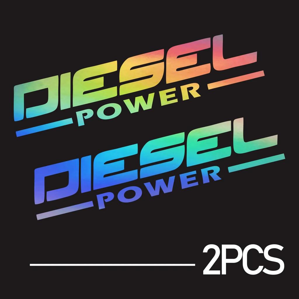 New Design Creative Car Sticker Diesel Powered JDM Car Decal Decorative Scratch Waterproof Decal Car Sticker, 20cm
